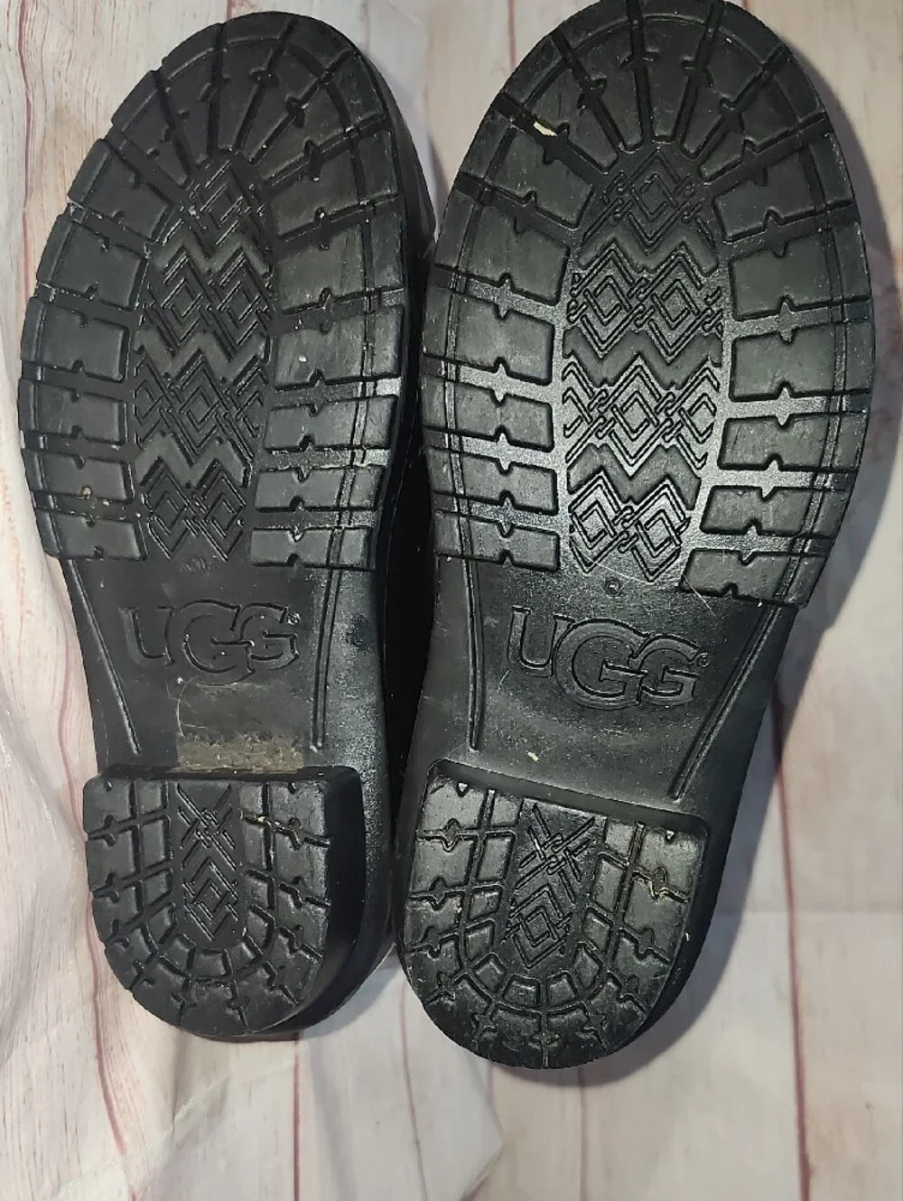 UGG Kids Black Glossy Rain Boots